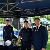 Obchody Święta Policji - stoisko promocyjne Policji