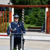 Obchody Święta Policji - przemowa Zastępcy Komendanta Wojewódzkiego Policji w Krakowie