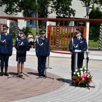 Obchody Święta Policji - przemowa Komendanta Powiatowej Policji w Miechowie