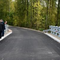 remont mostu w Przesławicach zrealizowany ze środk&oacute;w powiatu miechowskiego