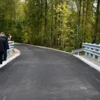 remont mostu w Przesławicach zrealizowany ze środk&oacute;w powiatu miechowskiego