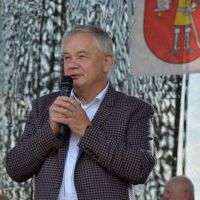 Traktoriada w Słaboszowie - przem&oacute;wienie Starosty