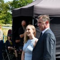 Wizyta Wicestarosty Miechowskiego na planie nagrań