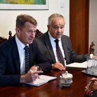 Rozmowa o powiatowych inwestycjach bazy sportowej