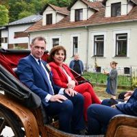  Dyrektor Generalny MUW - Lucyna Gajda oraz Wicestarosta Miechowski