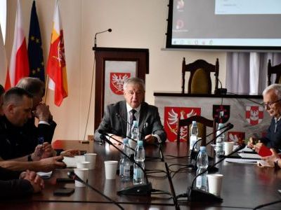 Starosta Miechowski rozpoczyna posiedzenie