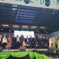 Małopolskie Dni Kapusty 2025 - odśpiewanie Hymnu Państwowego