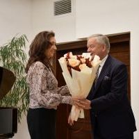 Powiatowy Dzień Nauczyciela - podziękowanie dla Dyrektor Szkoły Muzycznej