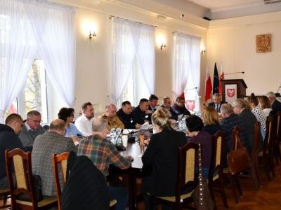 posiedzenie Powiatowego Zespołu Zarządzania Kryzysowego