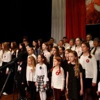 Obchody Narodowego Święta Niepodległości w Miechowie - występ artystyczny