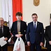 Powiatowy konkurs ekologiczny - I miejsce Kacper Kwinta