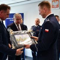Podziękowania dla mł. insp. Łukasza Radzięty