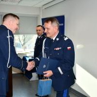 Podziękowania dla mł. insp. Łukasza Radzięty