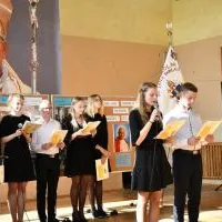 Część artystyczna obchod&oacute;w Dnia Patrona ZS Nr 2