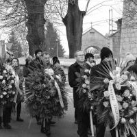 Uroczystości pogrzebowe śp. Jana Biesagi - odprowadzenie na cmentarz