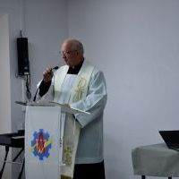 Uroczyste otwarcie BCU w Miechowie - błogosławieństwo obiektu