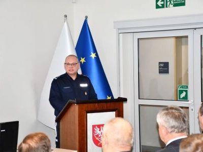p.o. Komendanta Powiatowego Policji w Miechowie - mł. insp. Paweł Maciejowski