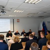 Odprawa roczna w Komendzie Powiatowej Policji w Miechowie