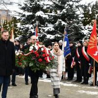 Uroczystości na Rynku Głównym w Miechowie