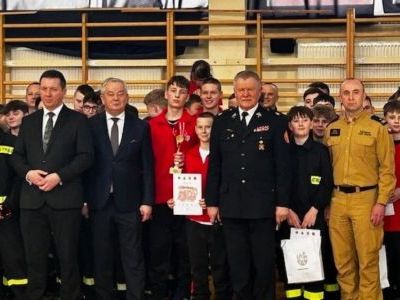 IV Powiatowe Halowe Młodzieżowe Zawody Sportowo-Pożarnicze - laureaci