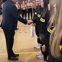 IV Powiatowe Halowe Młodzieżowe Zawody Sportowo-Pożarnicze - wręczenie nagród