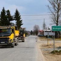 Trwa przebudowa drogi powiatowej w Biskupicach