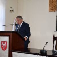 Sesji Rady Powiatu Miechowskiego Starosta Miechowski Krzysztof Świerczek