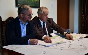 Spotkanie Starosty Miechowskiego z Wiceprezesem Zarządu MARR S.A. w starostwie powiatowym