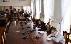 Młodzież biorąca udział w konkursie