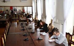 Młodzież biorąca udział w konkursie