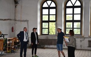 Małopolski Wojew&oacute;dzki Konserwator Zabytk&oacute;w z wizytą w Pałacu Myszkowskch
