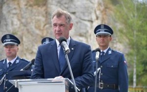 Obchody 107. rocznicy powstania Policji Państwowej - przemowa Wicestarosty