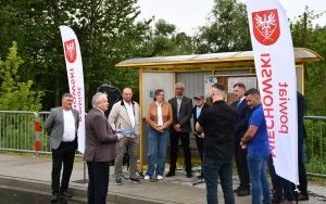 Przebudowana droga powiatowa w Biskupicach - przemowa Starosty