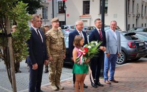 61 Marsz Śladem I Kompanii Kadrowej - delegacja Powiatu Miechowskiego i Gminy i Miasta Miech&oacute;w