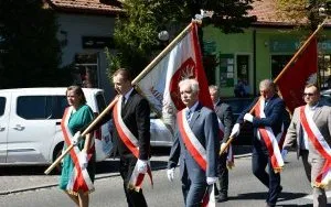 Święto Wojska Polskiego - poczet sztandarowy Powiatu