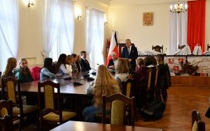 Spotkanie z młodzieżą z Niemiec w Starostwie Powiatowym w Miechowie