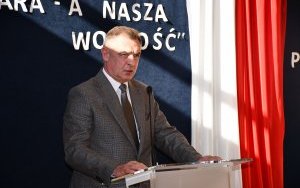 Konkurs Ziemia Miechowska w walce o wolność -  przemowa Wicestarosty