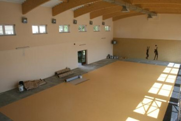 Budowa sali gimnastycznej  - przed finałem