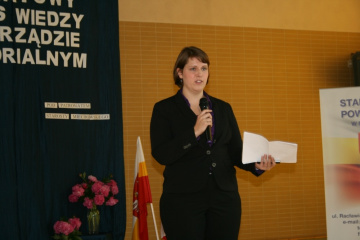 Anna Schutz, przedstawicielka szkoły partnerskiej Friedrich List Berufskolleg z Hamm w Nadrenii – Północnej Westfalii