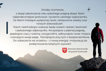 Życzenia dla wszystkich uczniów!