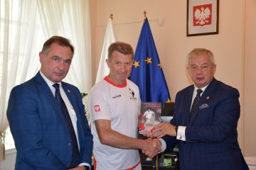 Spotkanie władz Powiatu Miechowskiego z Sekretarzem Stanu w Ministerstwie Sportu i Turystyki