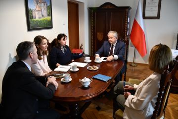 Spotkanie z przedstawicielami Krakowskiego Parku Technologicznego w sprawie inwestycji w Parku Technologicznym w Książu Wielkim.