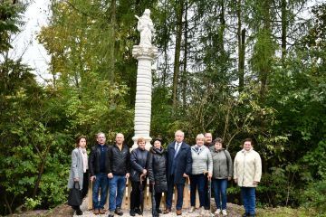 Kamienna kapliczka Matki Bożej Bolesnej z 1686 roku w Kalinie Małej została wyremontowana