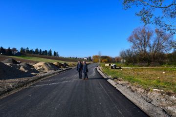 Trwa przebudowa drogi powiatowej w Biskupicach