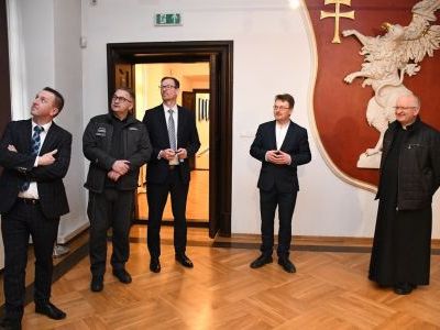 Spotkanie organizatorów Muzeum Ziemi Miechowskiej ze Służbą Więzienną