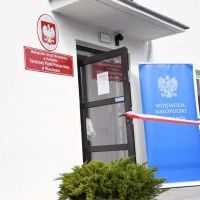 Wejście do miechowskiego punktu paszportowego