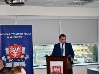 Odprawa roczna Policji - przemówienie Wicestarosty