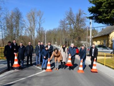 Otwarcie drogi powiatowej w miejscowości Jaksice, Kamieńczyce i Komorów