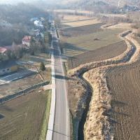 droga powiatowa nr 1239K - widok z drona