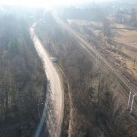 droga powiatowa nr 1239K - widok z drona